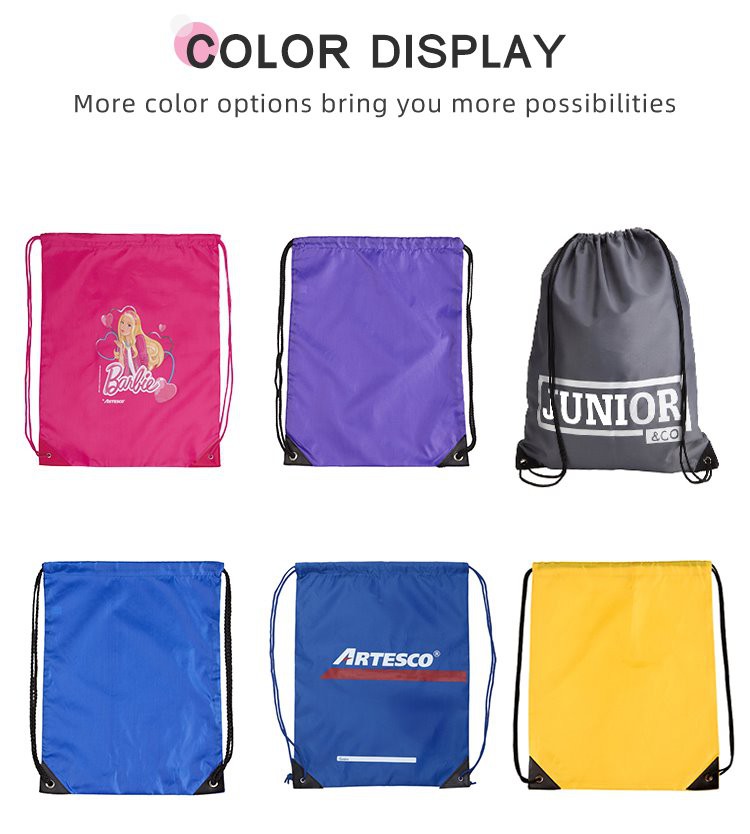 custom drawstring bags with logo
